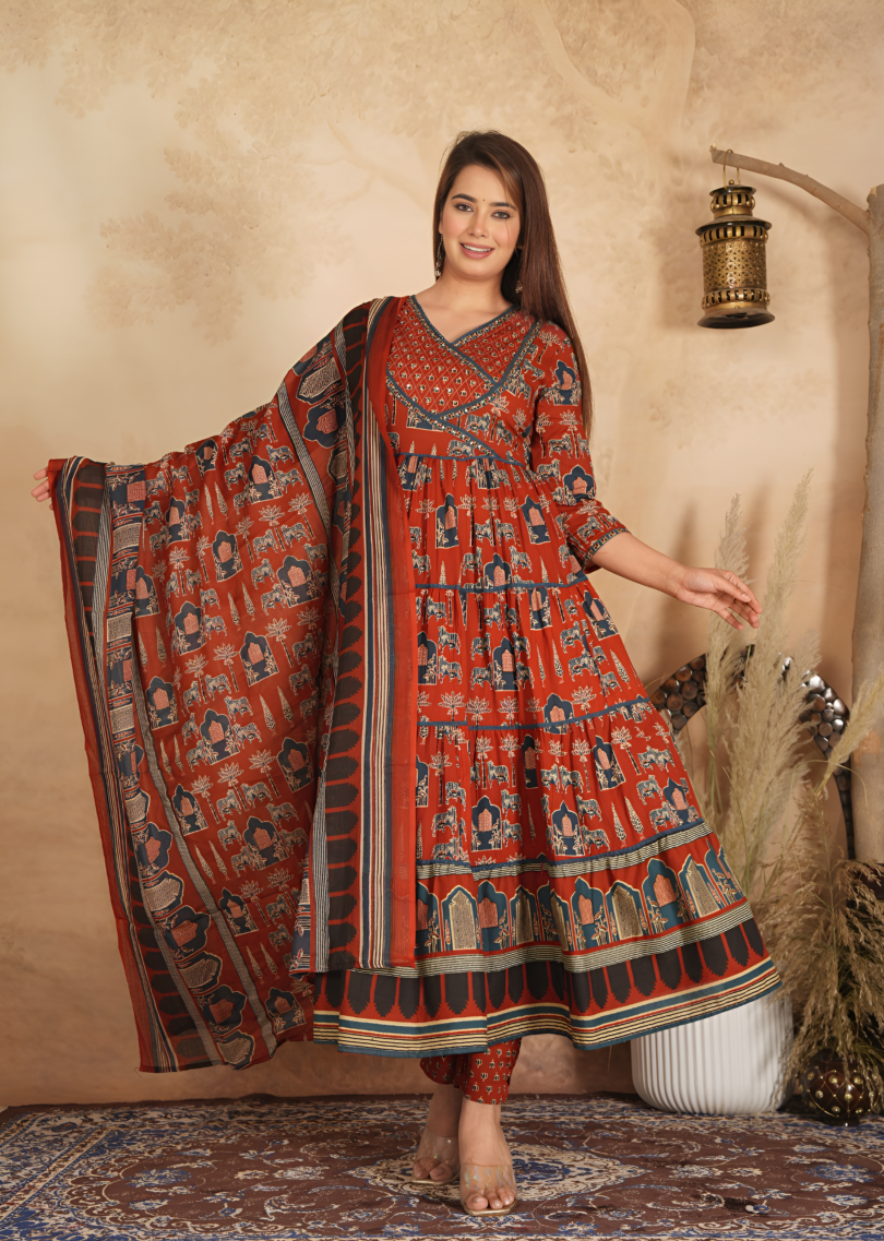 Vanhula Kurti Pant & Dupatta Collection